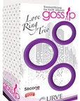 Gossip Love Ring Trio