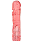 Vac-U-Lock 8 Inch Pink Dong Crystal Jellies