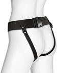 Vac-U-Lock -Crotchless - Velvet Harness With Plug - Non-retail Packaging