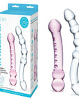 Double Pleasure Glass Dildo Set