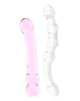 Double Pleasure Glass Dildo Set