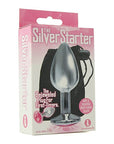 The 9s The Silver Starter Bejeweled Stainless Steel Plug