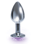 The 9s The Silver Starter Bejeweled Stainless Steel Plug