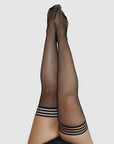 Kixies Sam Fishnet Thigh High Tights