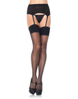 Leg Avenue - Spandex Sheer Garter Belt And Stocking Set