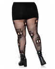 Leg Avenue - Sugar Skull Net Pantyhose