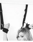 Lux Fetish Over The Door Cross Universal Cuffs