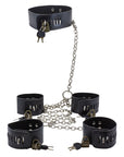 Chain Me Neck, Cuffs & Ankle Restraint - Packed In Sealed Foil Bags