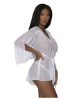 Modern Romance Flowing Short Robe