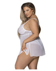 Modern Romance Baby Doll And Split Crotch Tanga
