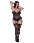 Ooh La Lace Bustier And Panty Set