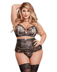 Bra, Retro Rise Garter & G Set