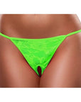 Crotchless Lace G-String