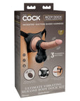 King Cock Elite Ultimate Vibrating Silicone Body Dock Kit