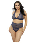 Popsi Lace Bra & Panty Set Plus Size