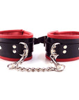 Rouge Garments Padded Leather Ankle Cuffs