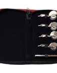 Rouge Garments Stainless Steel 4 Pinwheel Set in Pouch