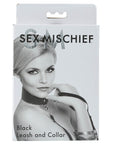 Sex & Mischief Black Leash & Collar