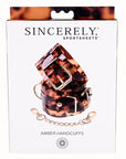 Sportsheet Sincerely Amber Hand Cuffs