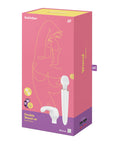 Satisfyer Double Wand-er Stimulator With Attachments