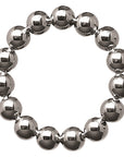 Meridian Stainless Steel Beaded Cockring