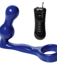 The Spire Quattro Vibrating Cock Ring With Anal Plug