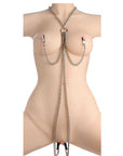 Collar Nipple And Clit Clamp Set
