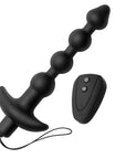 7 Speed Silicone Beaded Anal Vibe with Remote