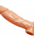 Realistic Flesh Penis Enhancer and Ball Stretcher