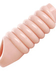 Really Ample Ribbed Penis Enhancer Sheath