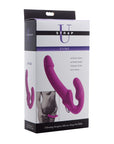Evoke Vibrating Strapless Silicone Strap On Dildo