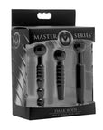 Dark Rods 3 Piece Silicone Penis Plug Set
