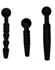 Dark Rods 3 Piece Silicone Penis Plug Set