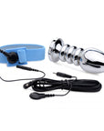Vivid Uni-Polar Estim Cock & Ball Strap + Anal Plug