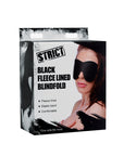 Black Fleece Lined Blindfold