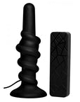 Coiled Vibrating Anal Plug with Controller