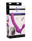 Royal Revolver Vibrating Strapless Silicone Strap On Dildo