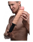 Onslaught 13 Mode XXL Vibrating Giant Dildo - Flesh