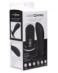 Silicone Prostate Vibrator with Remote Control Black