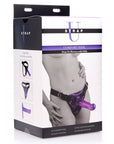 Comfort Ride Strap On Harness with Purple Dildo
