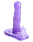 Comfort Ride Strap On Harness with Purple Dildo