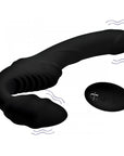 Pro Rider 9X Vibrating Silicone Strapless Strap-On with Remote Control
