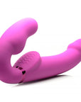 10x Evoke Ergo Fit Inflatable & Vibrating Silicone Strapless Strap-on