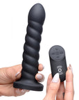 Supple Swirl 21x Remote Control Silicone Dildo