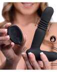 Silicone Thrusting Anal Plug with Remote Control