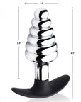 Dark Hive Metal & Silicone Anal Plug