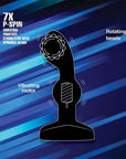 7X P-Spin Vibrating Prostate Stimulator with Spinning Beads