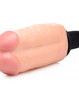Double Decker 13X Vibrating Dual Dildo Thruster