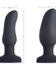 Worlds First Remote Control Inflatable 10X Vibrating Curved Silicone Anal Plug