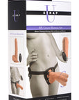 10X Groove Harness with Vibrating and Rotating Silicone Dildo